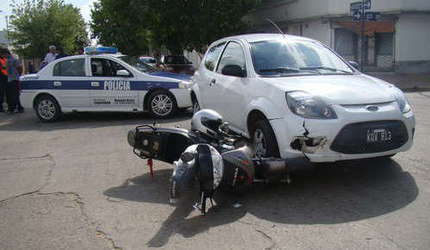 Noticias | Exclusivo: Una Joven Resultó Herida Al Chocar Con Su Moto ...